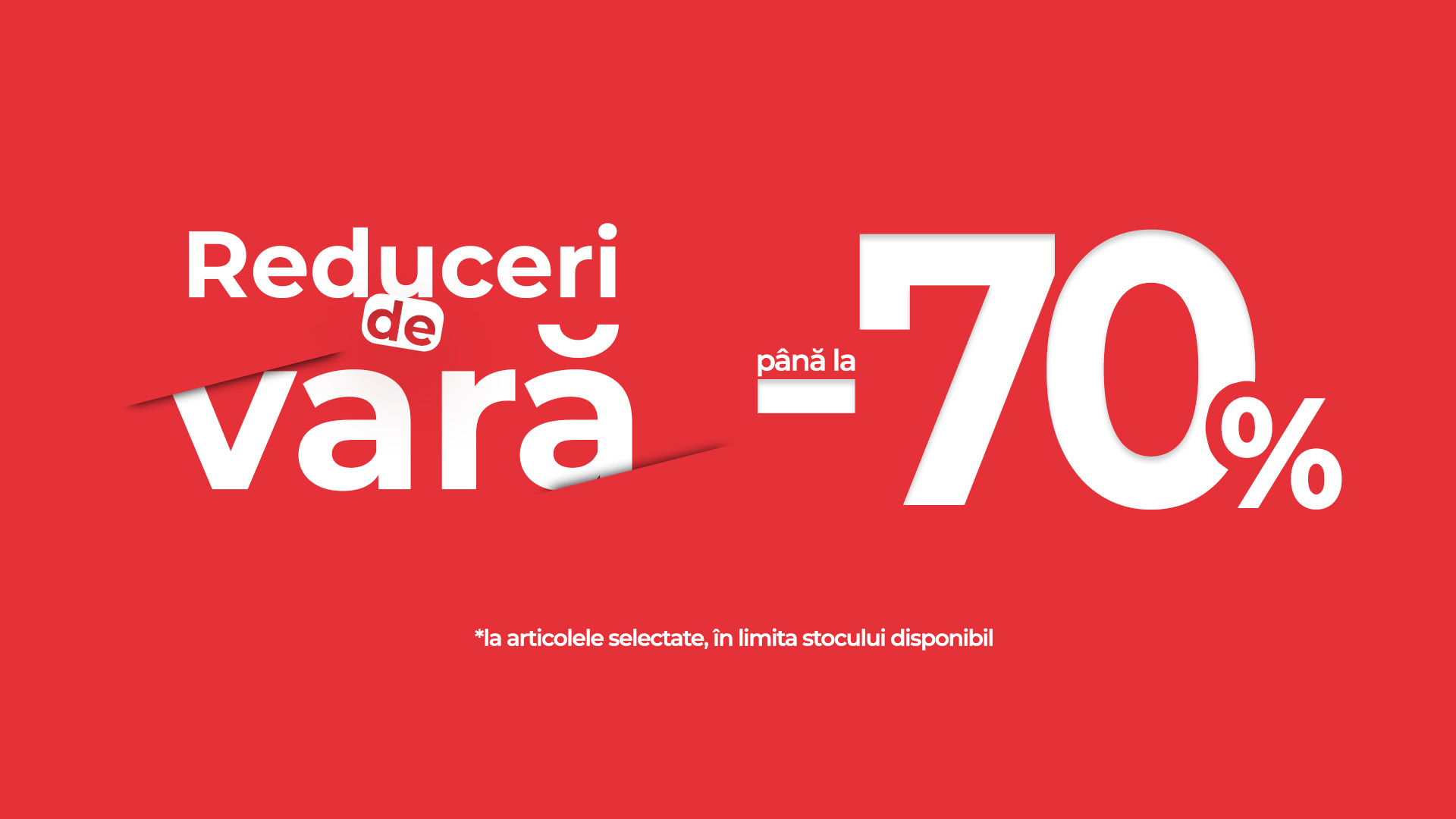 -70% reducere la tot sortimentul de haine de vară